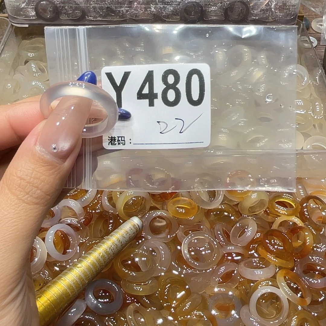 玛瑙/玉髓未镶嵌戒指480