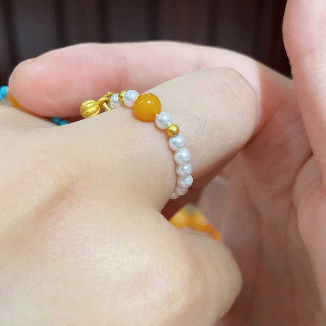 蜜蜡手链未镶嵌手串