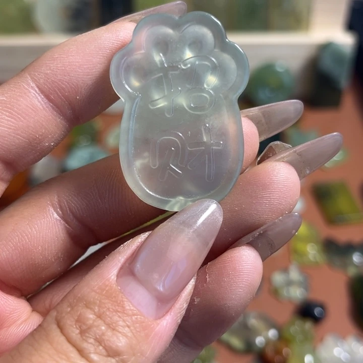 蛇纹石玉合金颈饰