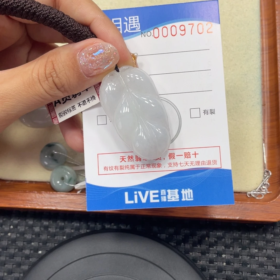颈饰未镶嵌翡翠翡翠吊坠x9702