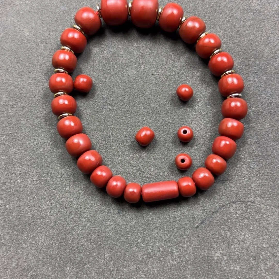 小***双南红玛瑙合金颈饰