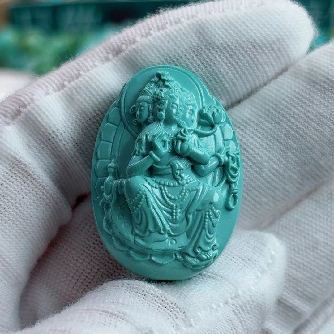 绿松石未镶嵌珠宝奇石