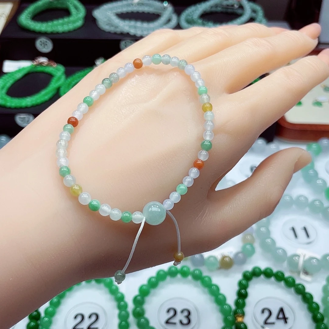 未镶嵌手链翡翠翡翠