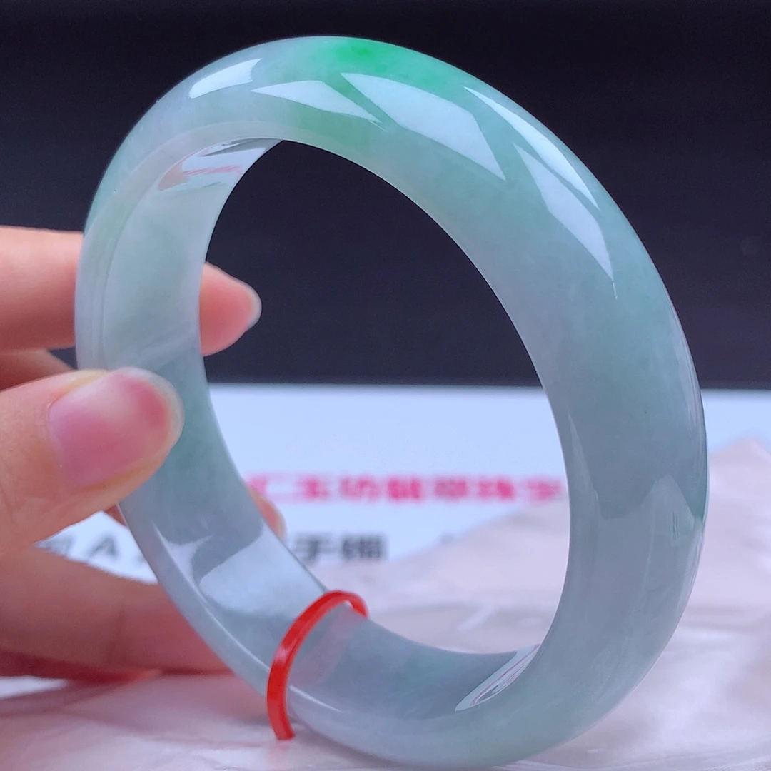 翡翠未镶嵌手镯手镯001623