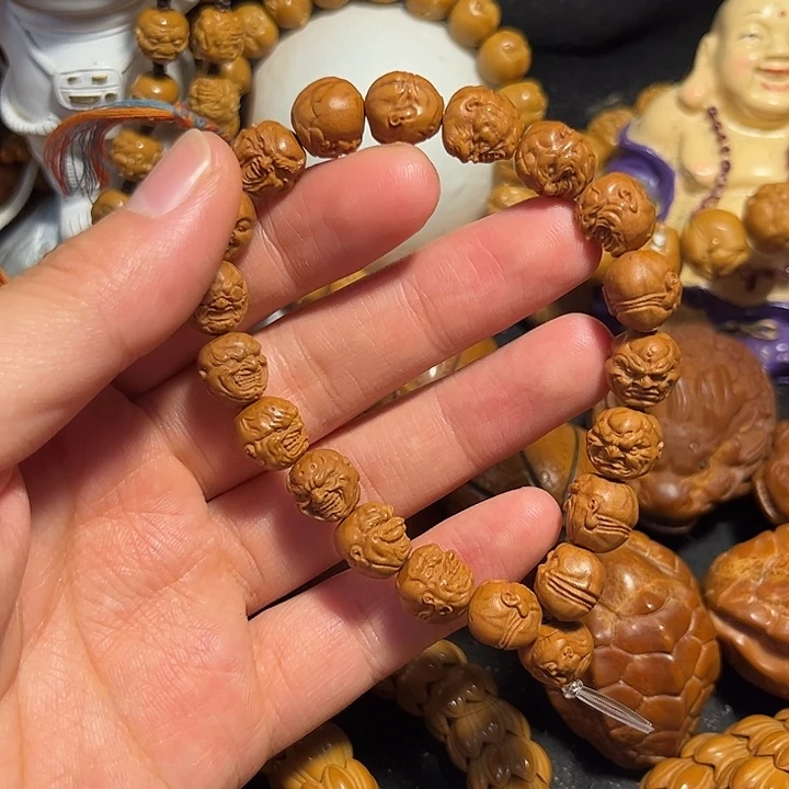 橄榄核手串/手链龙纹恶僧