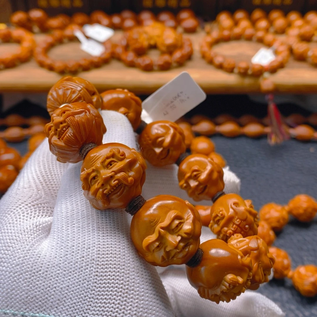 手串/手链橄榄核许静健21×21须派十八罗汉（不议价）