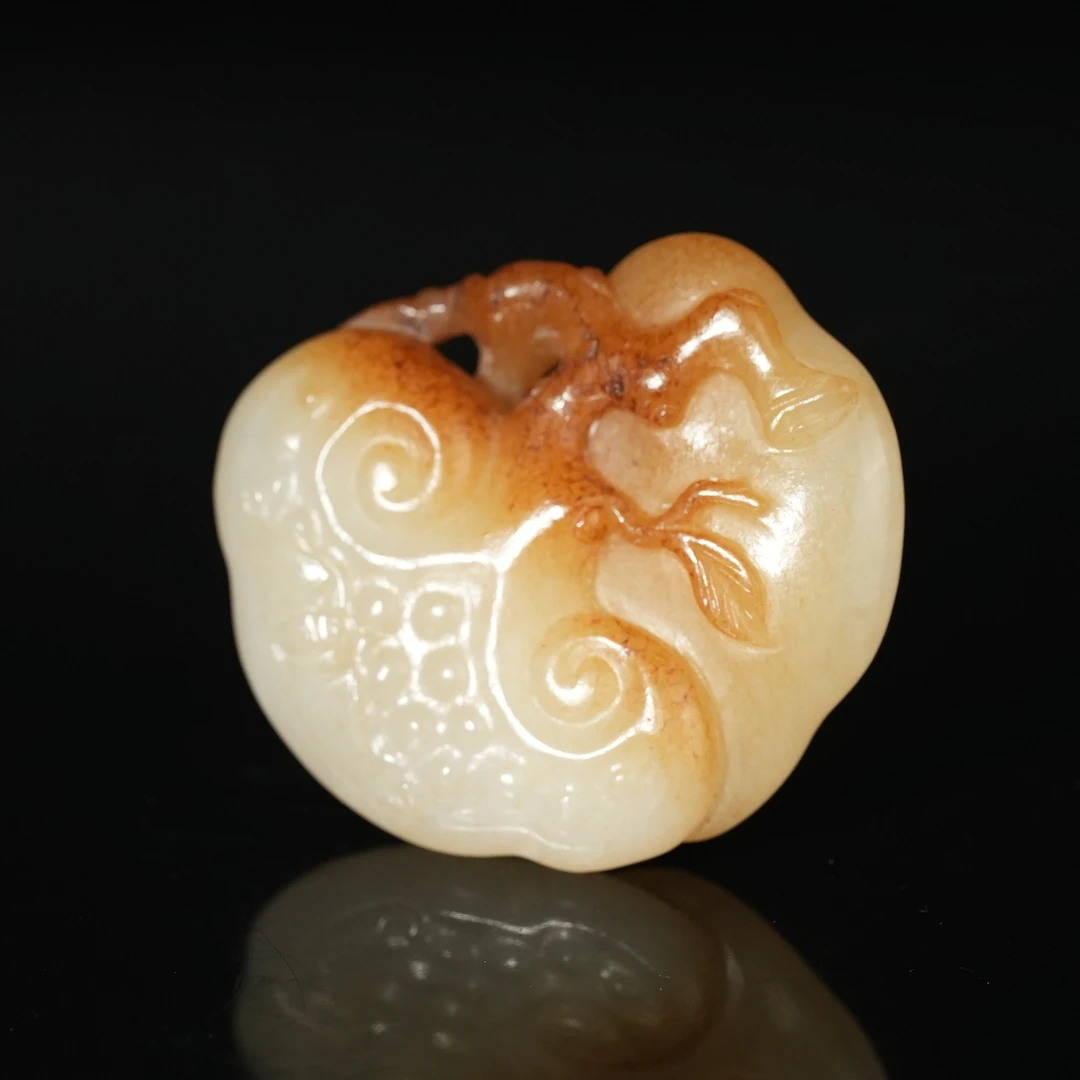 清代和田玉灵芝佩ADB2506253014