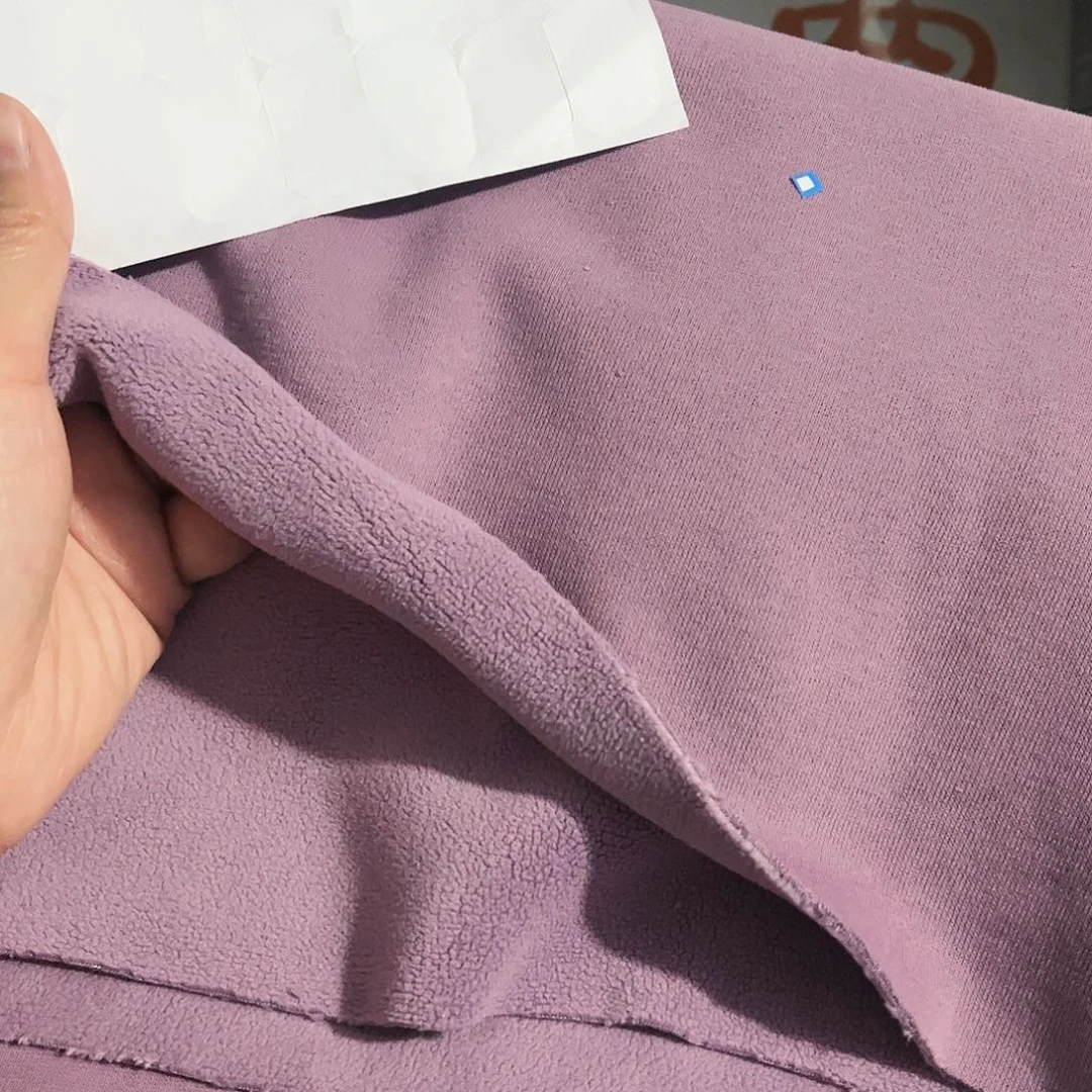 粉紫色奥利绒1.8+2米长带螺纹
