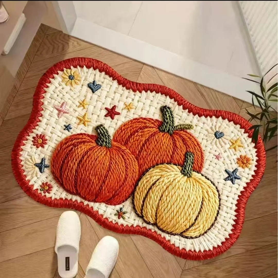 【毛线风】吸水防滑脚垫卡通可爱垫卫生间玄关垫通用脚垫