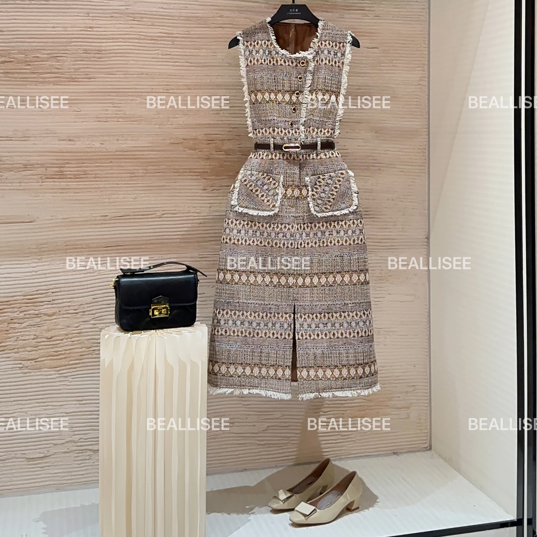 【宠粉价】秋冬新款无袖显瘦国风时尚宽松连衣裙W-A1592