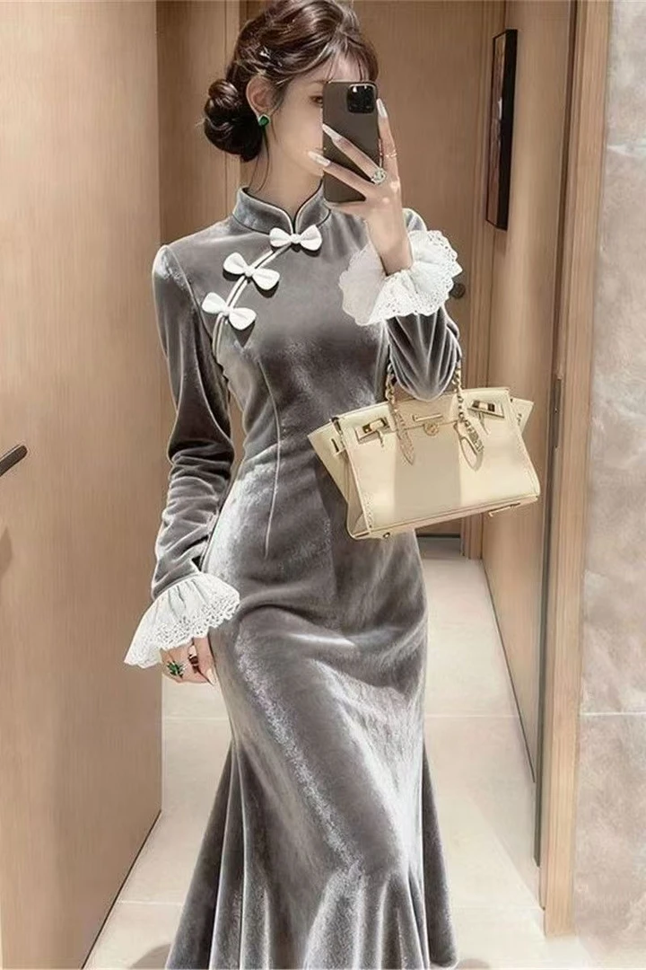 【801-900】小美气质精美连衣裙