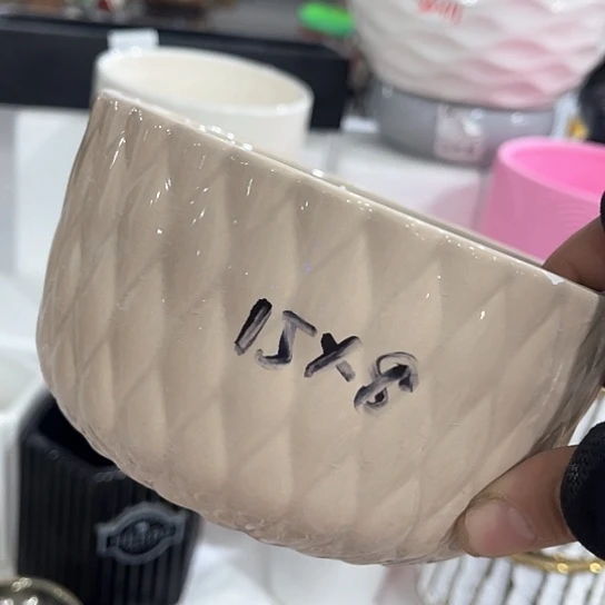 外贸尾货多肉绿植陶瓷花盆