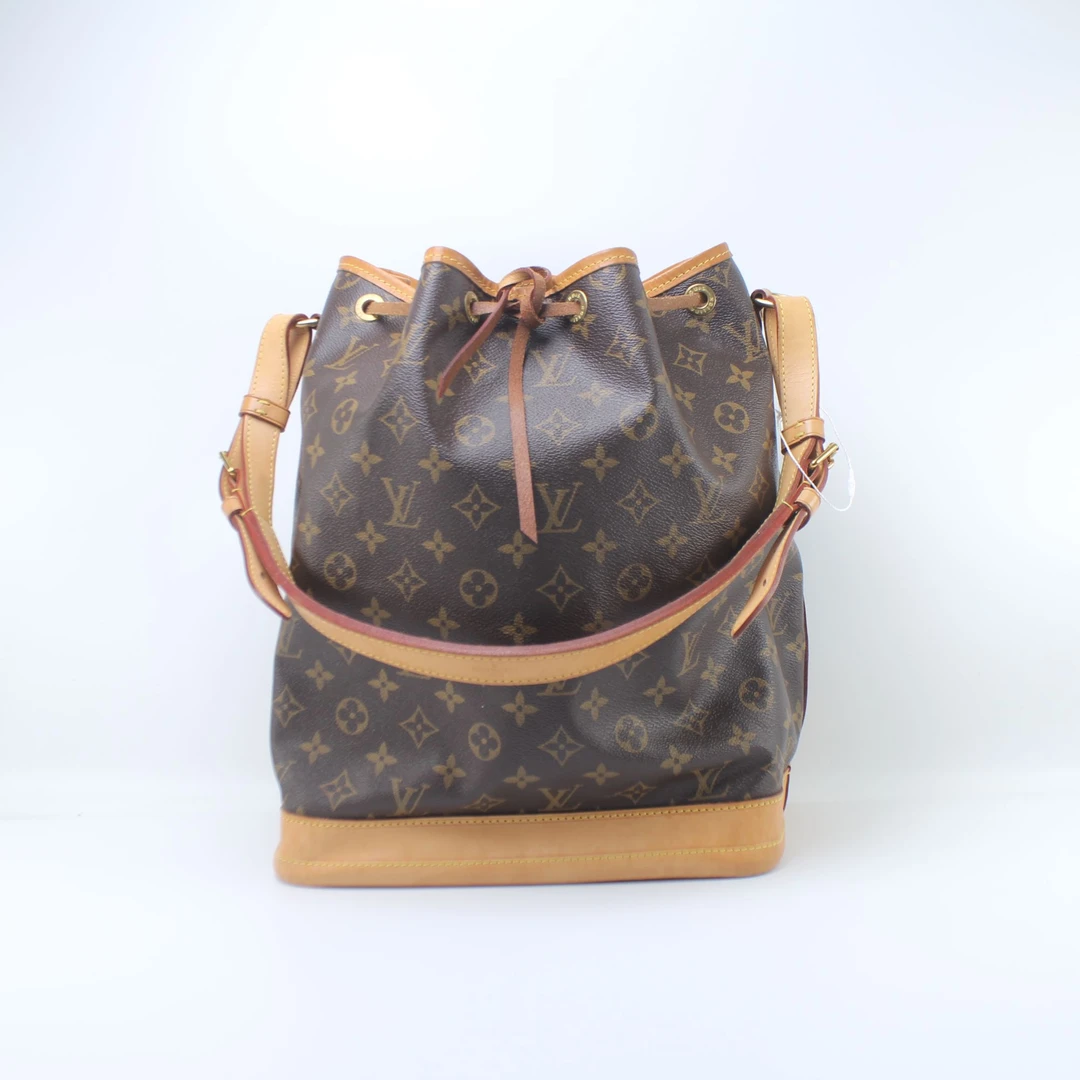 95新 LouisVuitton/路易威登 SA4157老花大号抽绳水桶单肩腋下包