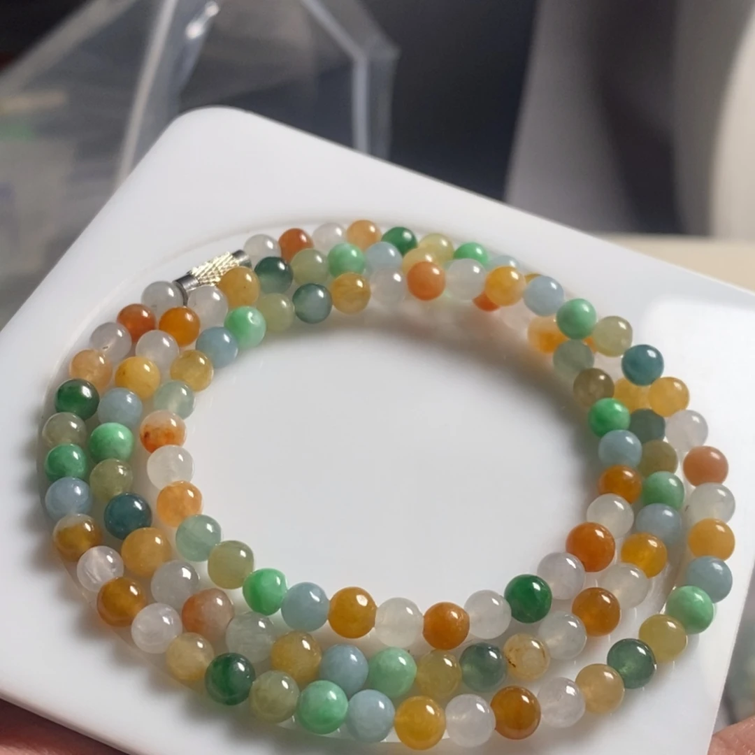 定制翡翠未镶嵌59 缅甸翡翠A货卡5.5