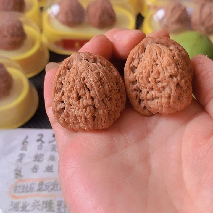 吊坠文玩核桃34尺红玛瑙