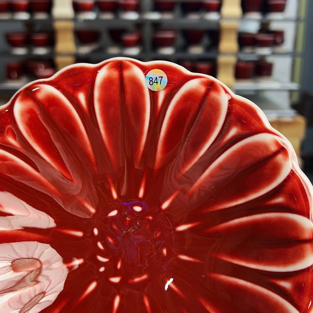 景德镇陶瓷原矿郎红茶具微瑕