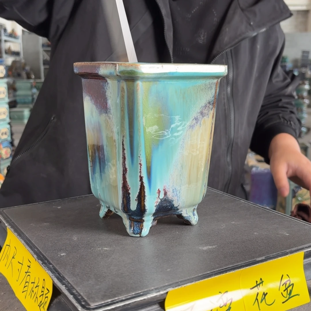 。一风堂石湾花盆 内11*16