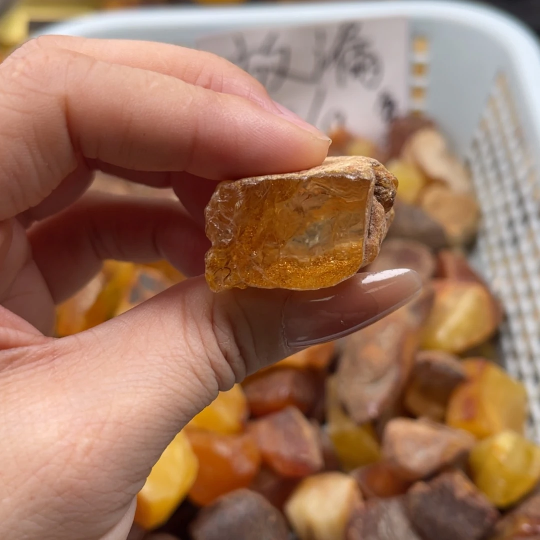 【闪购商品】未镶嵌定制琥珀天然琥珀蜜蜡原石定制