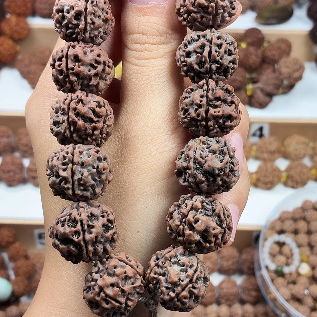 曦***爷手串金刚菩提精品梅花蜂窝