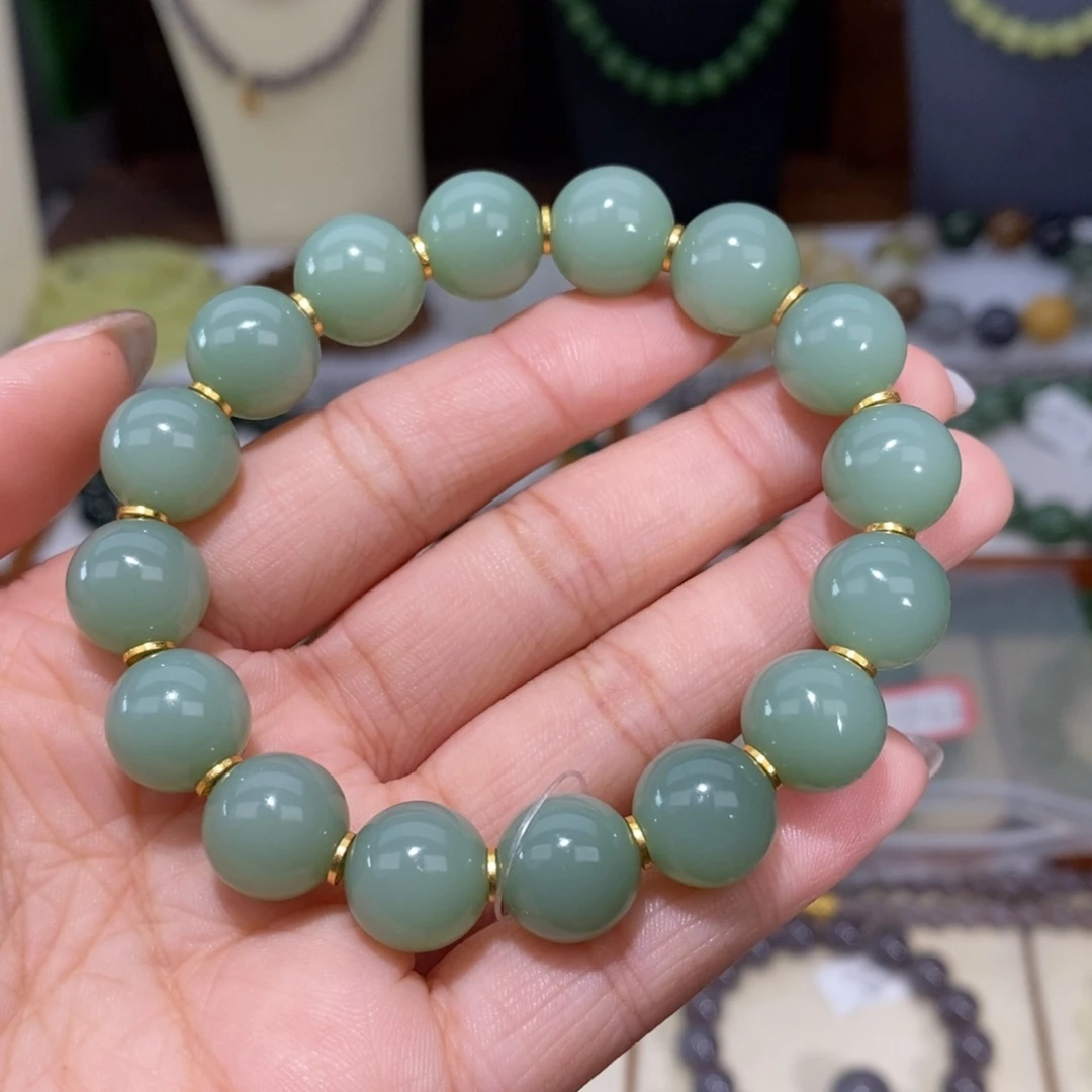 多***乐和田玉未镶嵌手串