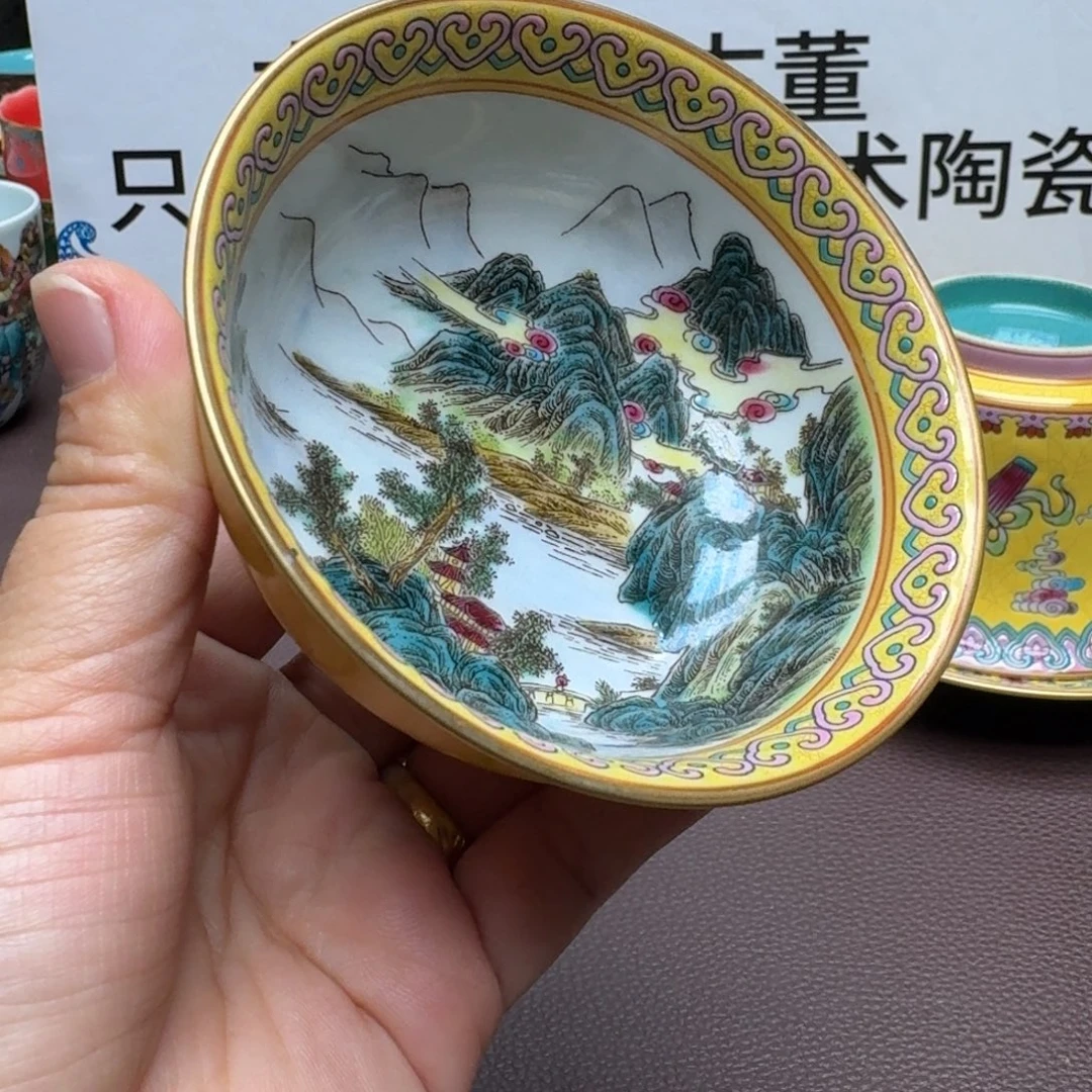 景德镇手工手绘展示