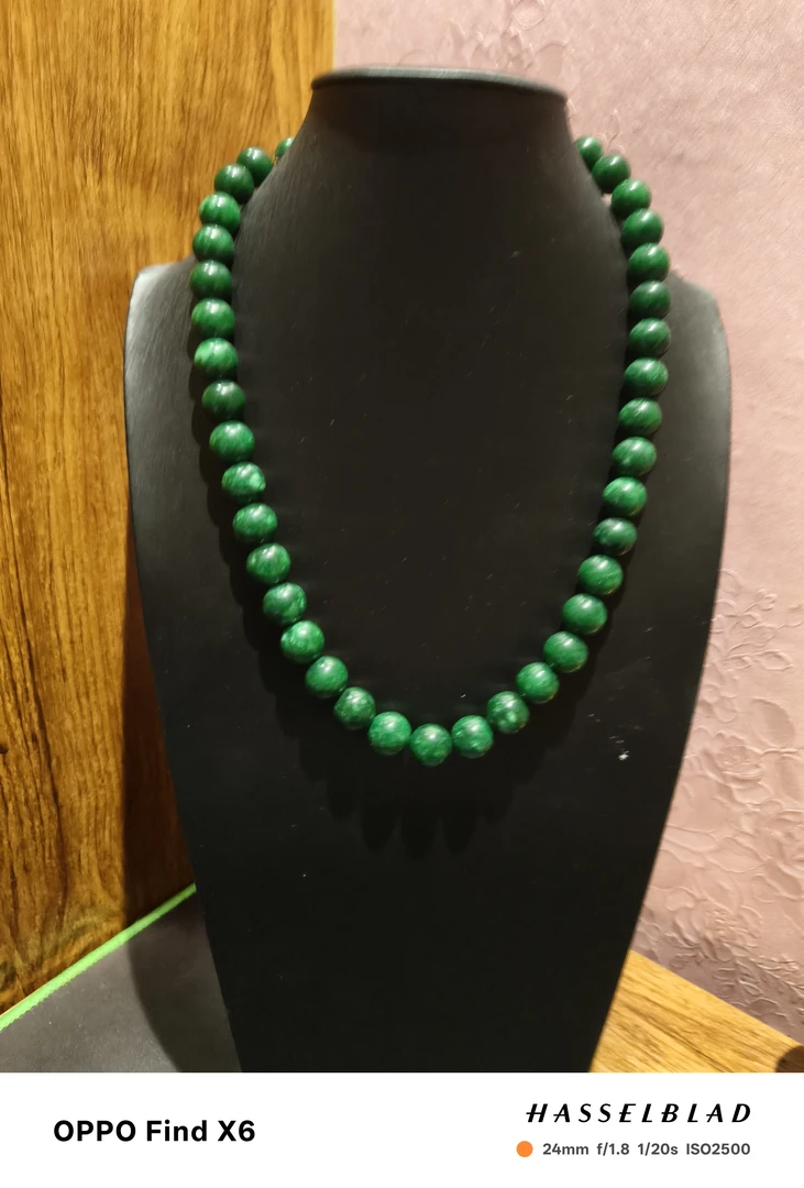 非金属亚克力项链 非金属女士项链绿色百搭妈妈