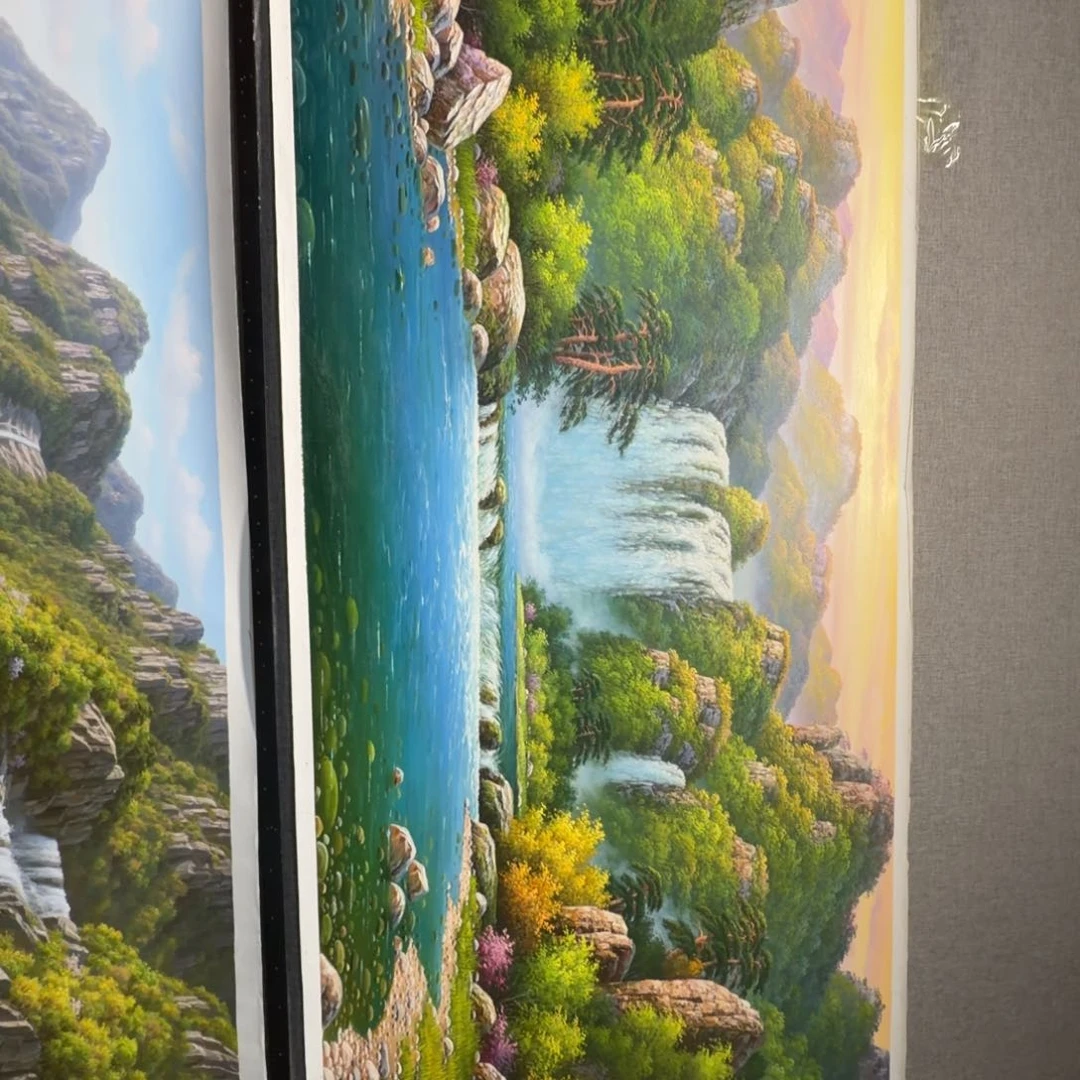 油画加油加油努力加油努力