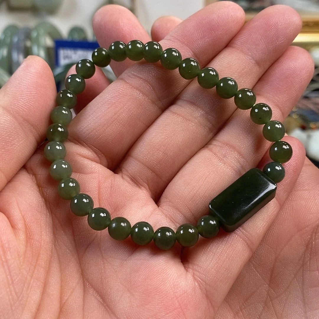 和田玉未镶嵌手串