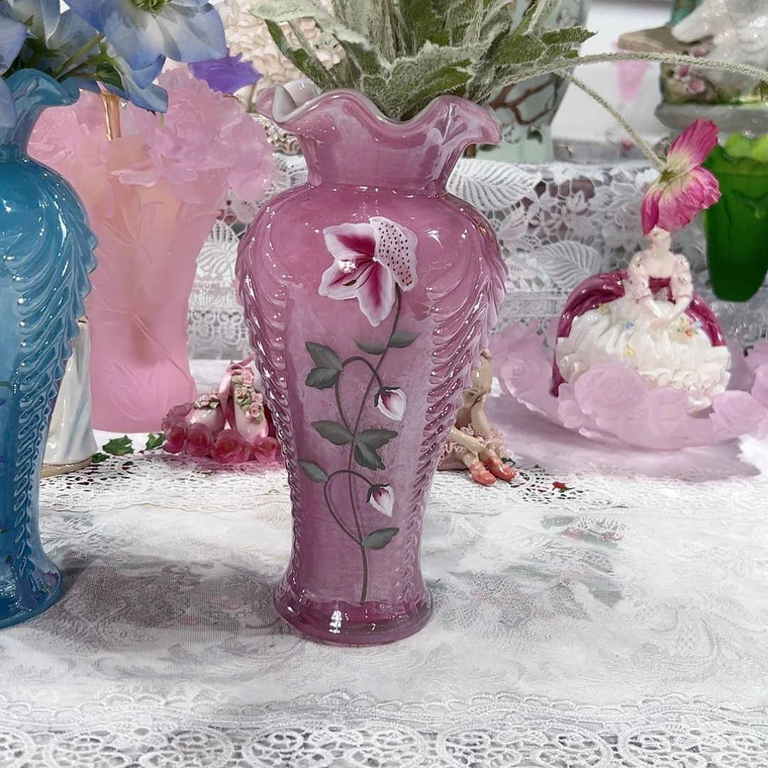 陶瓷0132福利粉色美人瓶