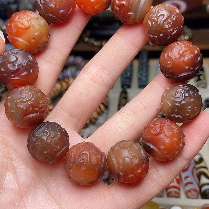 玛瑙/玉髓未镶嵌手链