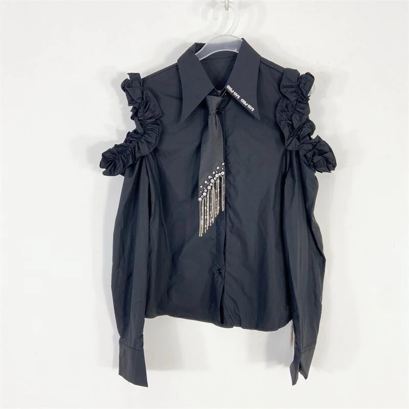 【77衣橱】KY4422精品春装女装上衣长袖衬衫【红人上新】