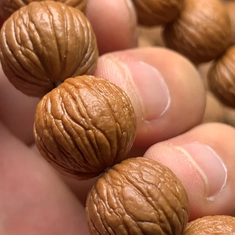 猴头核桃吊坠原皮凤羽16➕