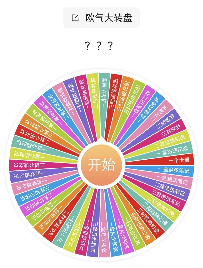 【欧气大转盘】 二次元收藏 卡牌（代转）