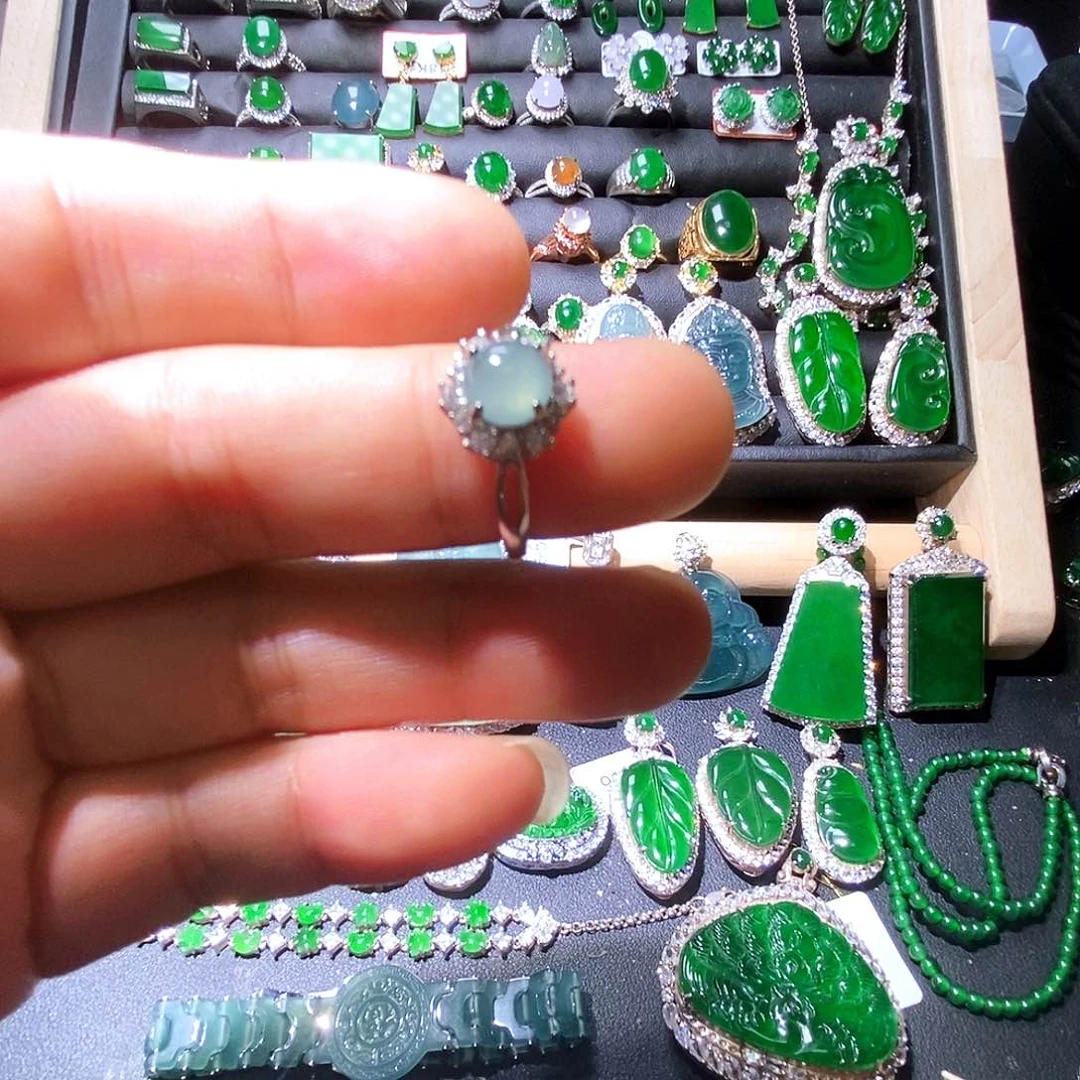 未镶嵌戒指翡翠14