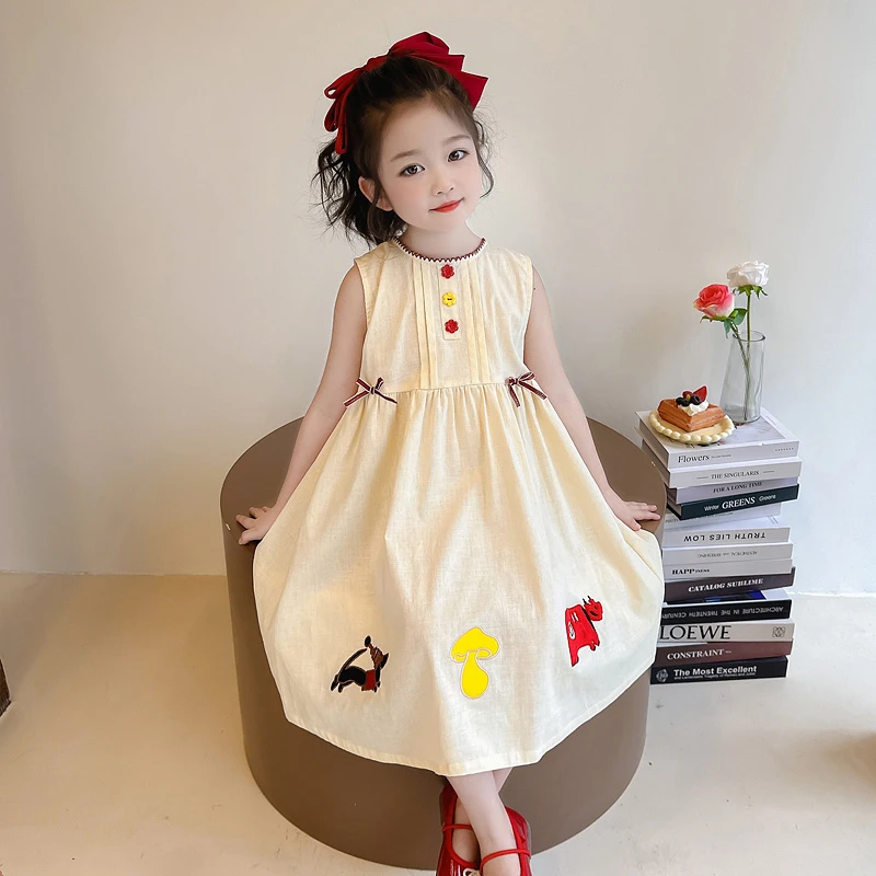 女童夏款连衣裙夏装新款洋气女宝宝背心裙子儿童公主裙夏季小童装