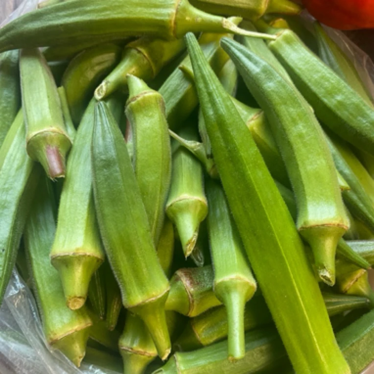 农家新鲜秋葵现摘现发当季蔬菜