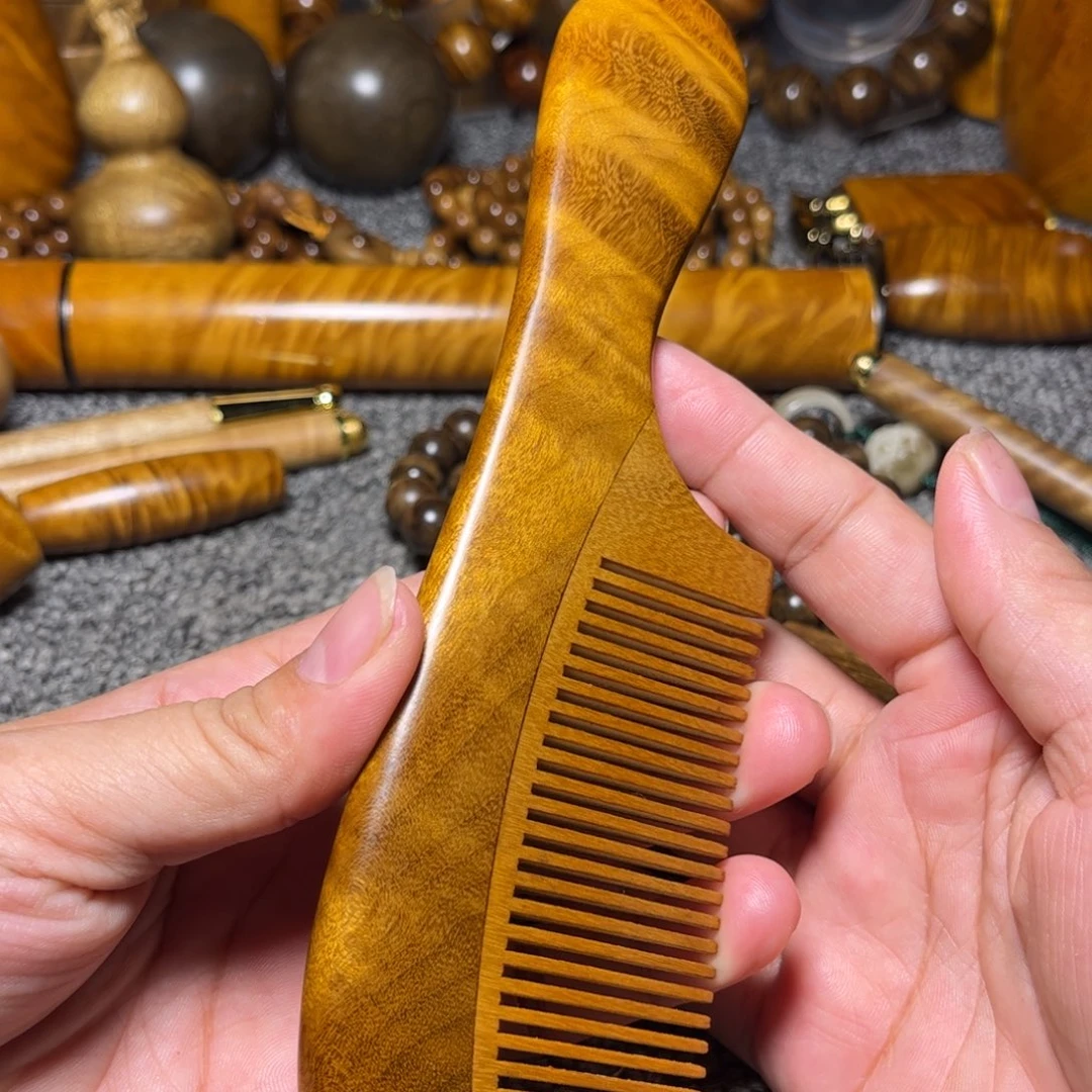 金丝楠老料梳子小叶