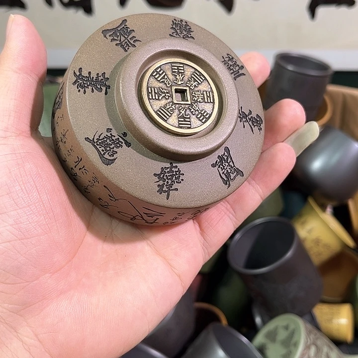 茶杯紫砂全手工紫砂主人杯
