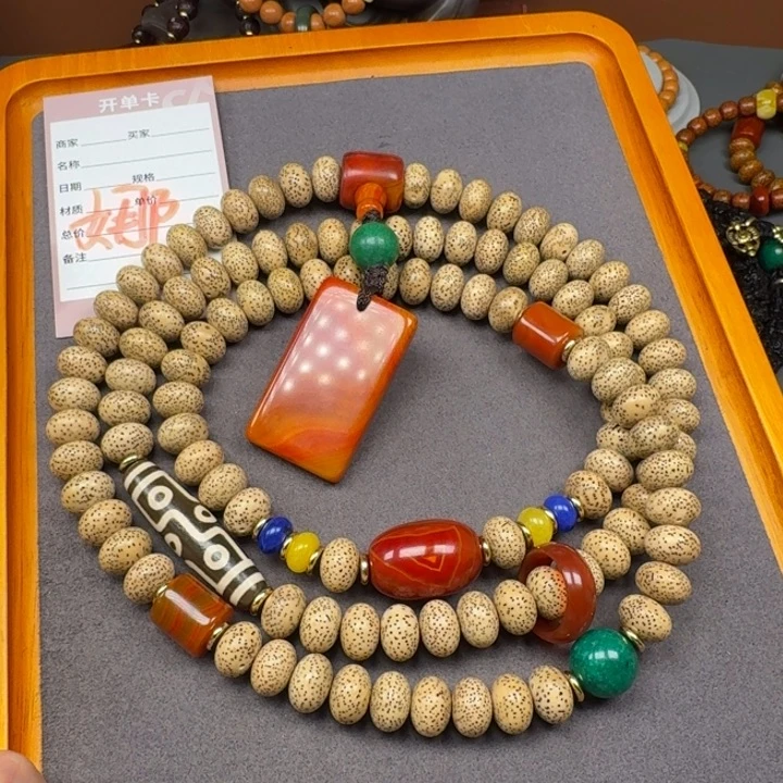 爱***6星月菩提吊坠星月