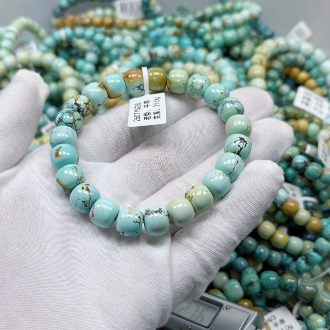 绿松石未镶嵌挂件