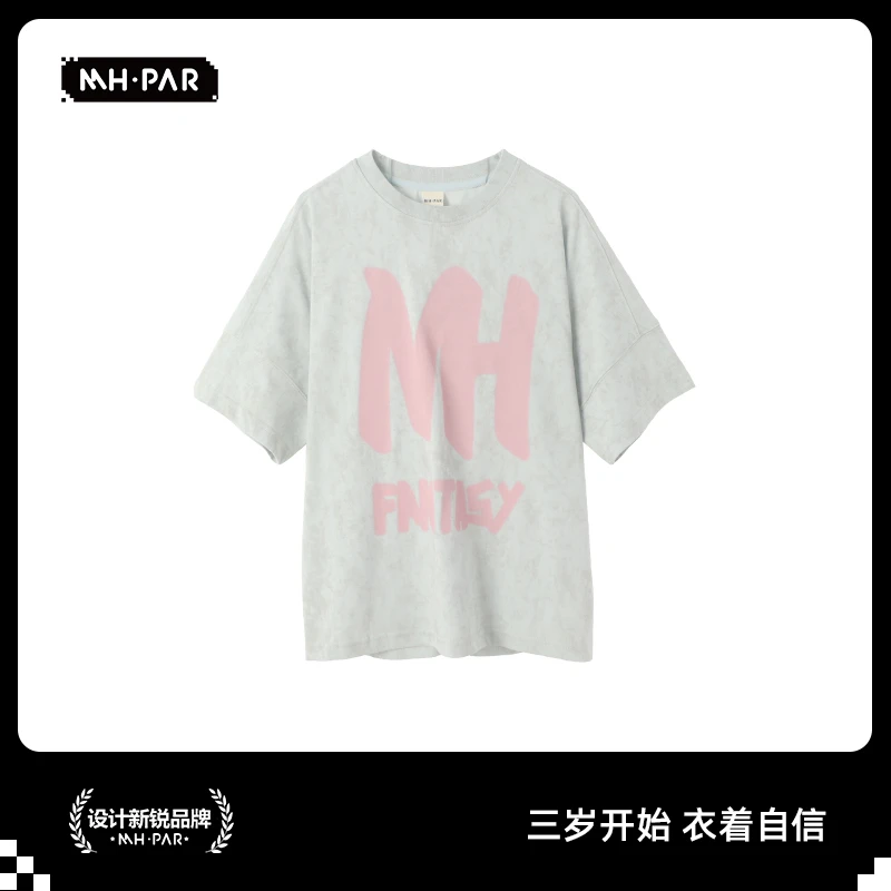 麦哈派MHPAR麦哈派双色男女同款FANTASY自垂圆领T恤252586A