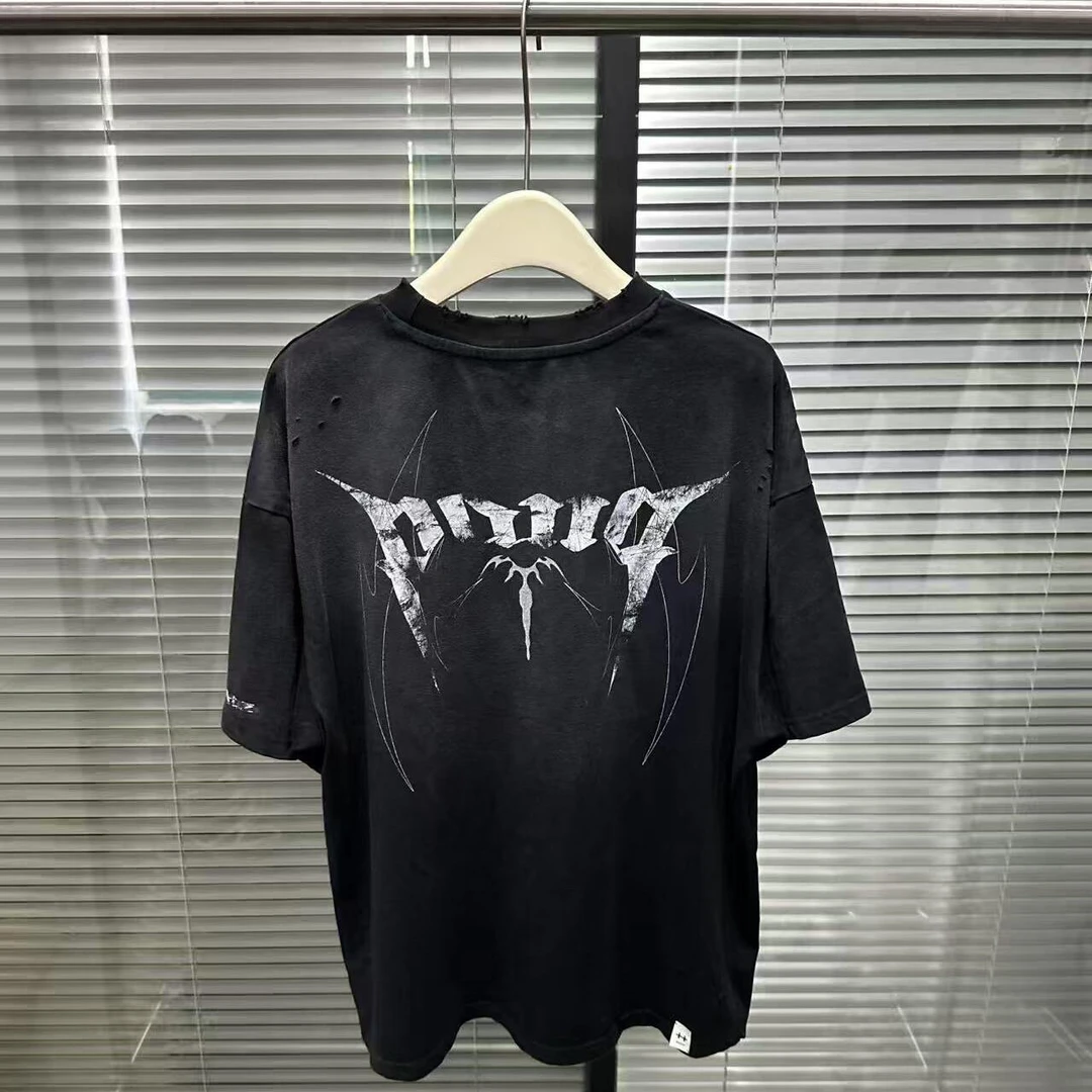 实体现货 Panq BLADE DESTROYED 日产水破坏logo短袖
