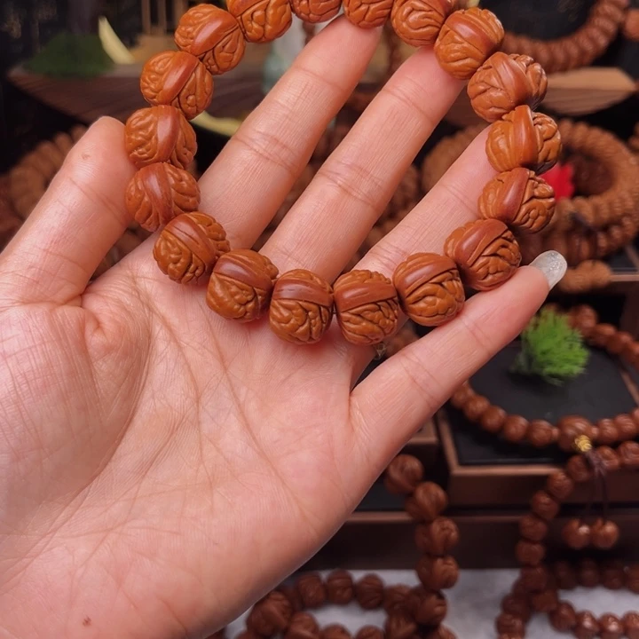 桃核吊坠17荔枝手串