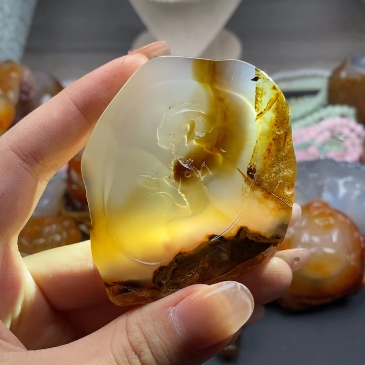 玛瑙/玉髓未镶嵌颈饰玛瑙