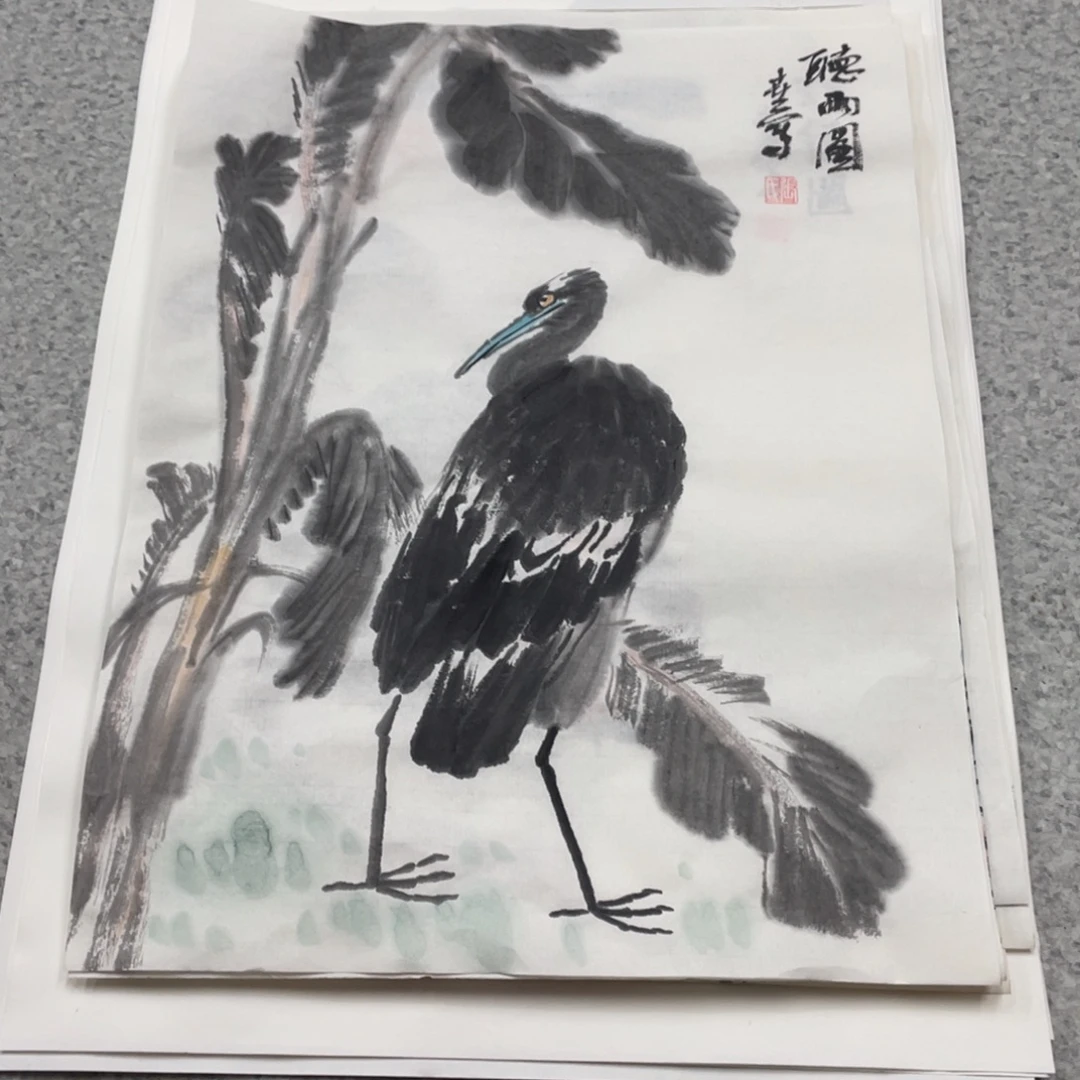 国画1.4平尺国画作品