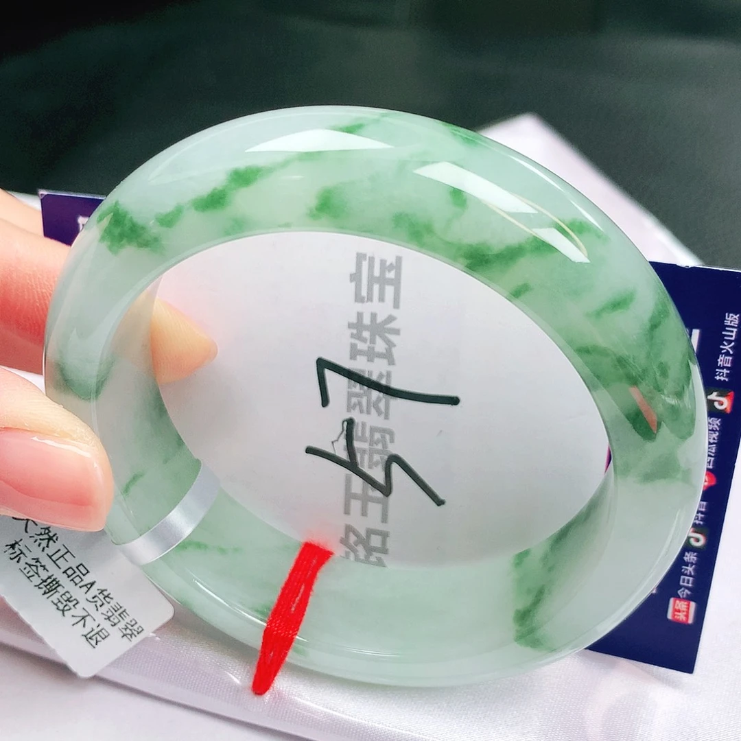 翡翠未镶嵌手镯缅甸天然a货翡翠手镯