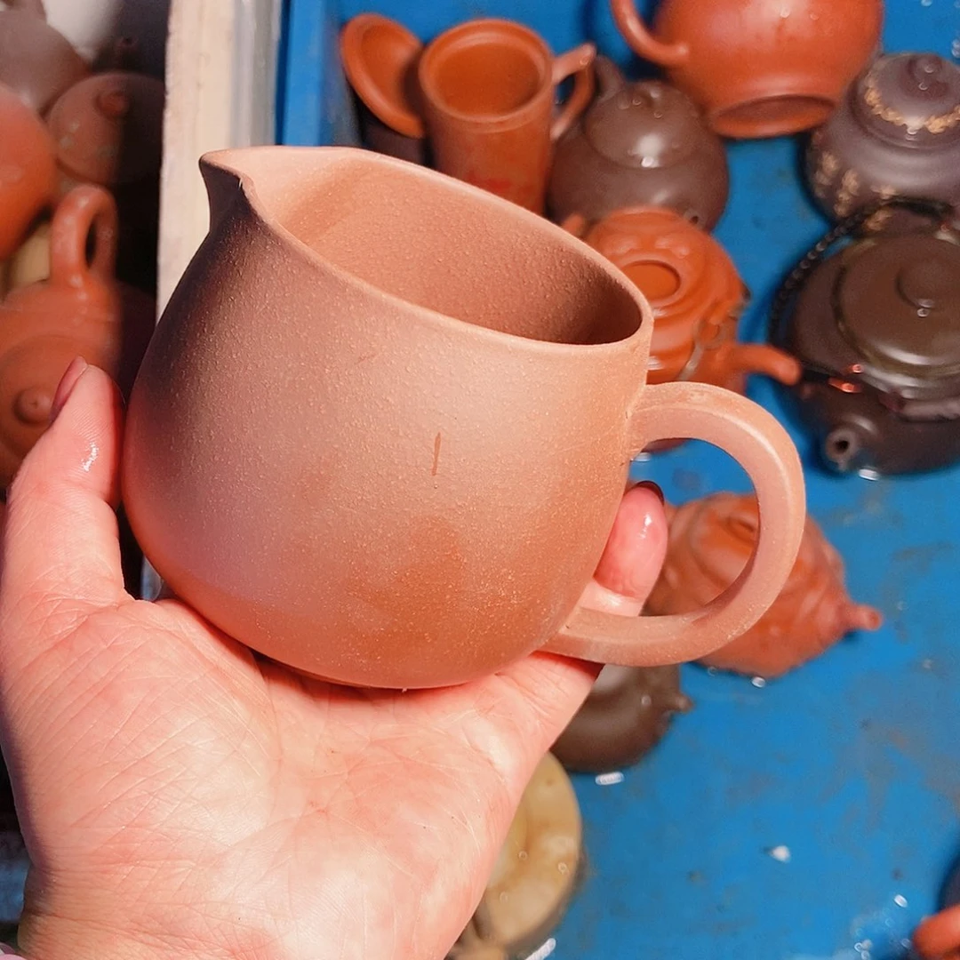 茶壶绿泥宜兴紫砂全手工制作