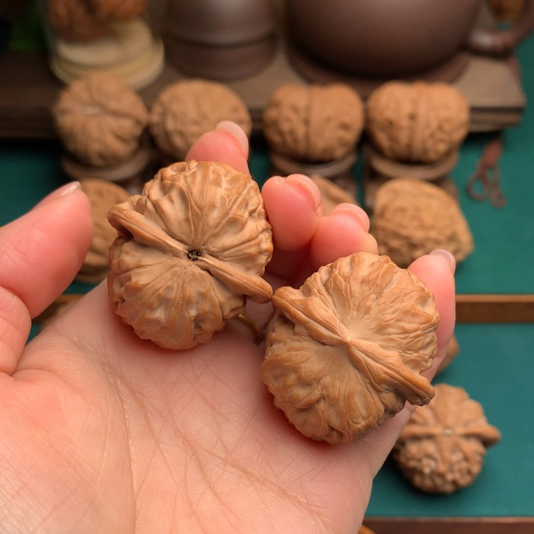 文玩核桃吊坠全品石门元宝手捻33➕