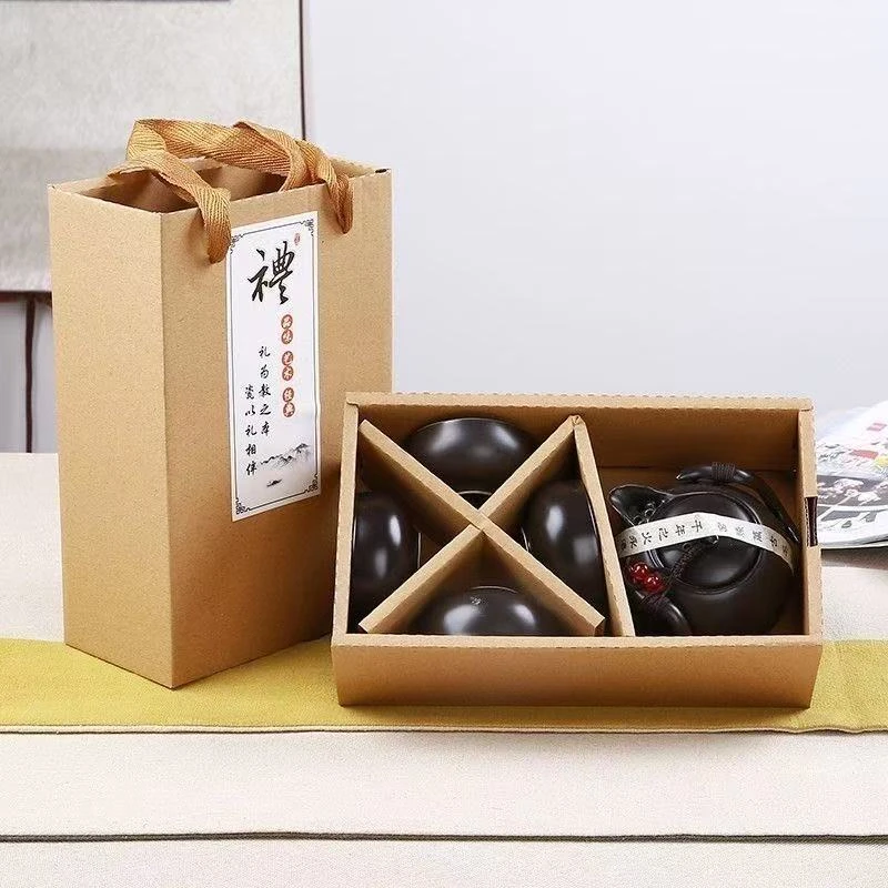 企鹅快客杯套组陶瓷旅行茶具