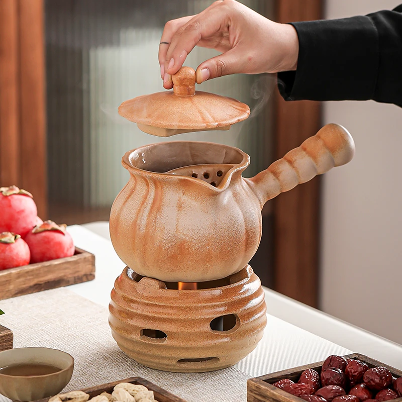 酒精陶瓷炉暖茶炉加热底座围炉煮茶烤茶炉温茶炉耐热可干烧罐罐壶